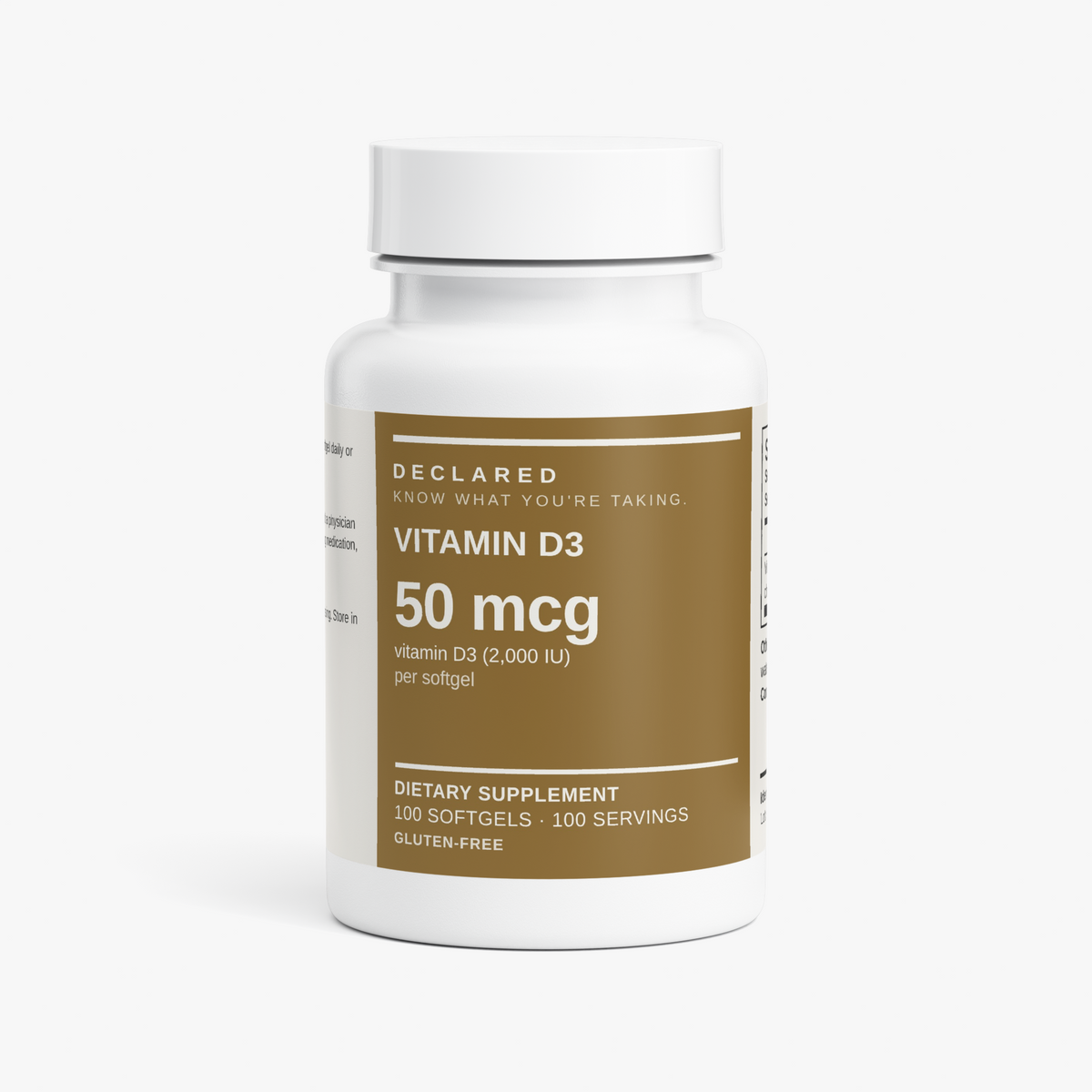 DECLARED Vitamin D3