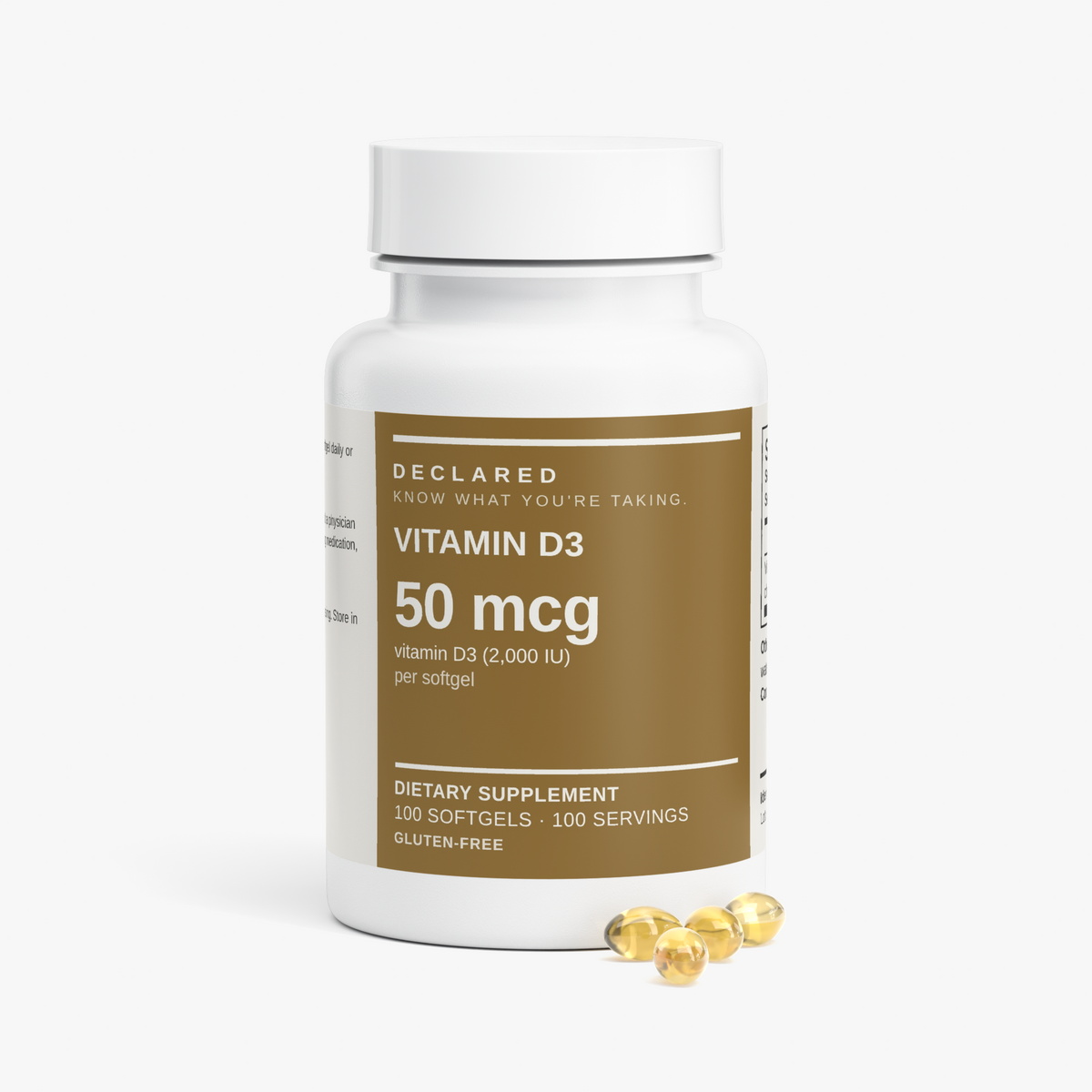 DECLARED Vitamin D3