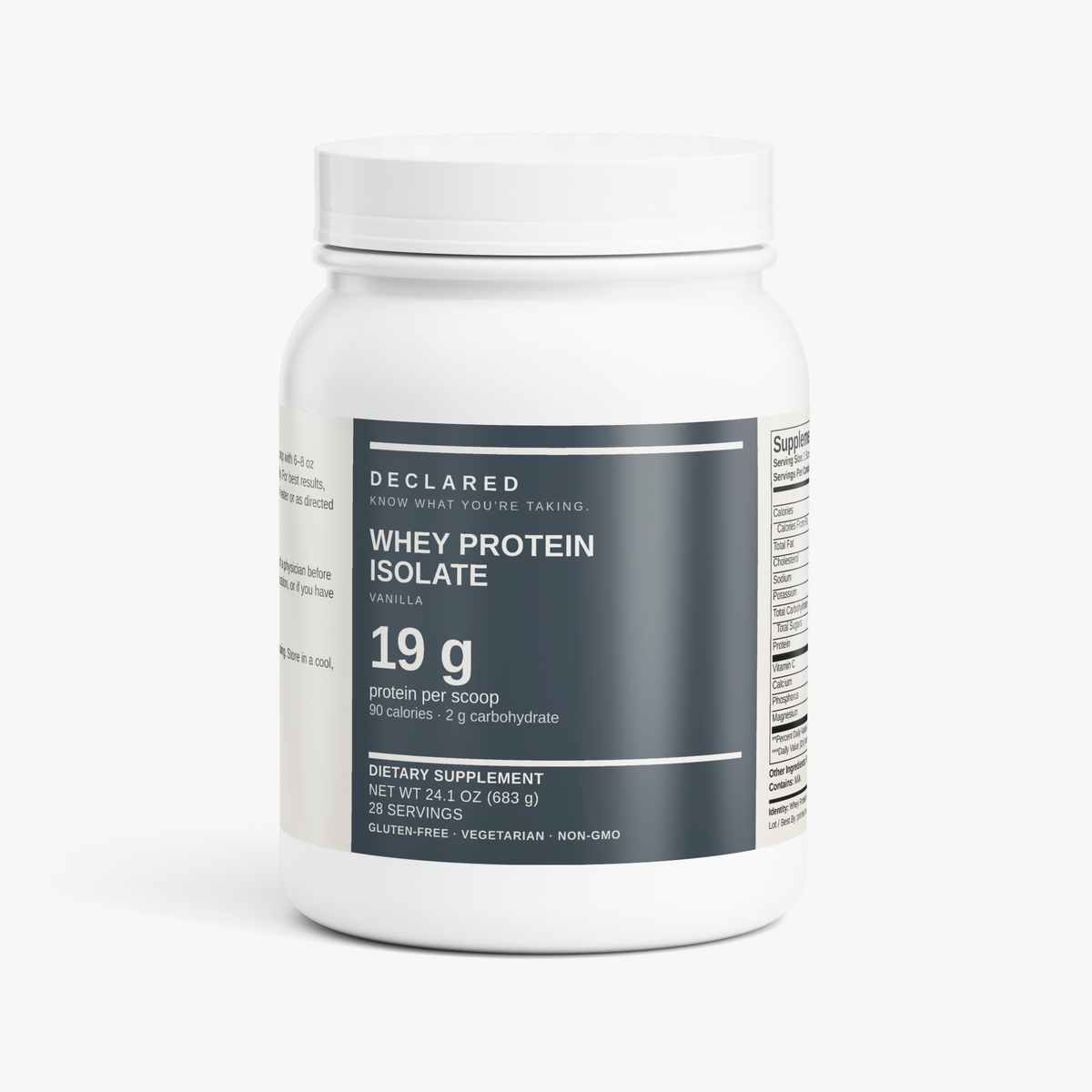 DECLARED Whey Protein Isolate (Vanilla)