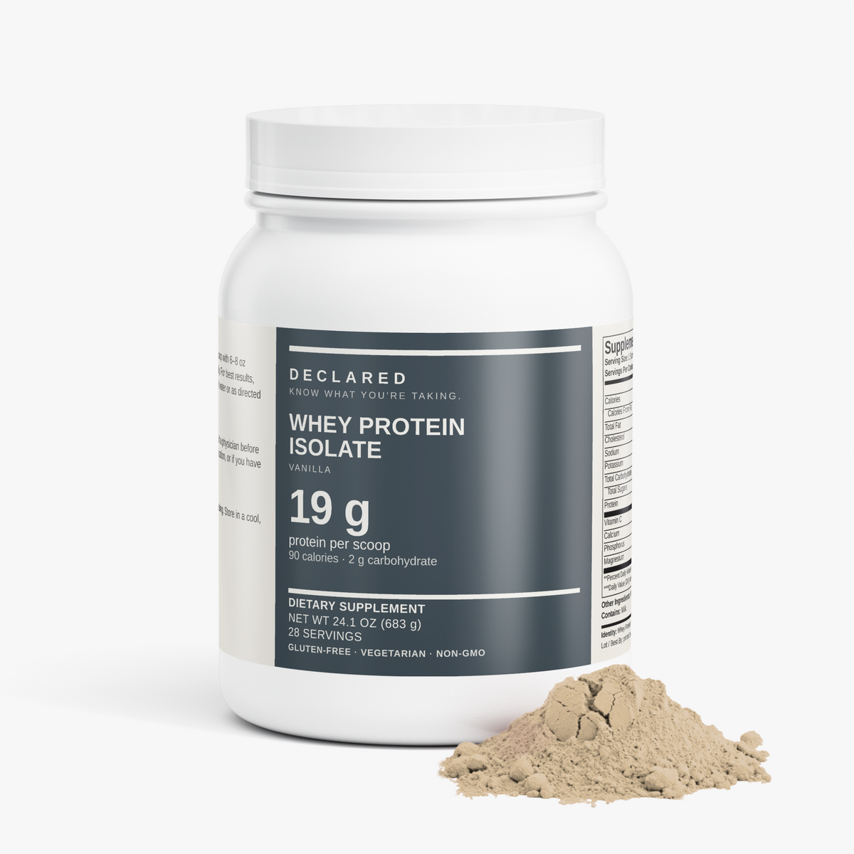 DECLARED Whey Protein Isolate (Vanilla)