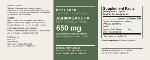DECLARED Ashwagandha