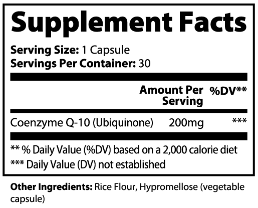 DECLARED CoQ10 Ubiquinone