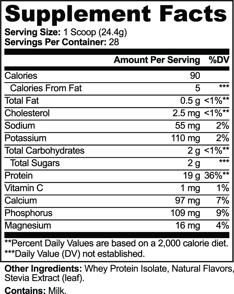 DECLARED Whey Protein Isolate (Vanilla)